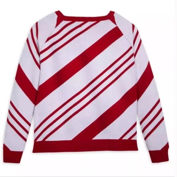 Disney Santa Hat Minnie Mouse Holiday Sweater 2023 Christmas Candy Cane Size 3XL - Picture 4 of 13